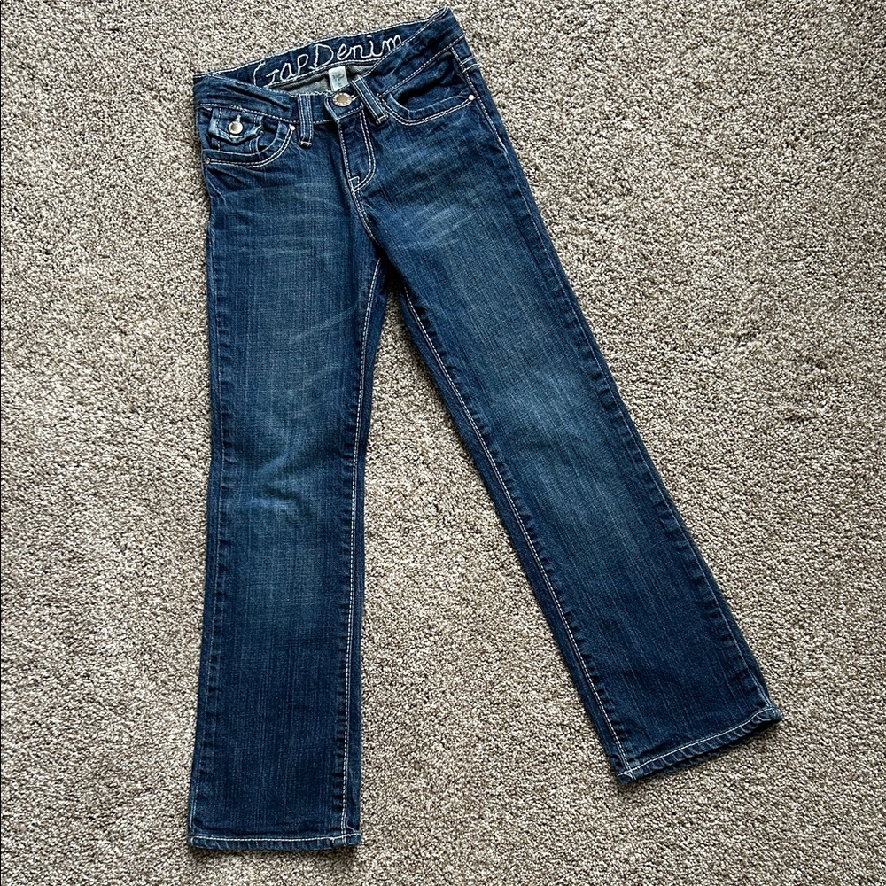Little Girls size 7 slim Gap straight leg jeans